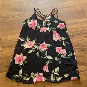 Criss cross front and back summer dress